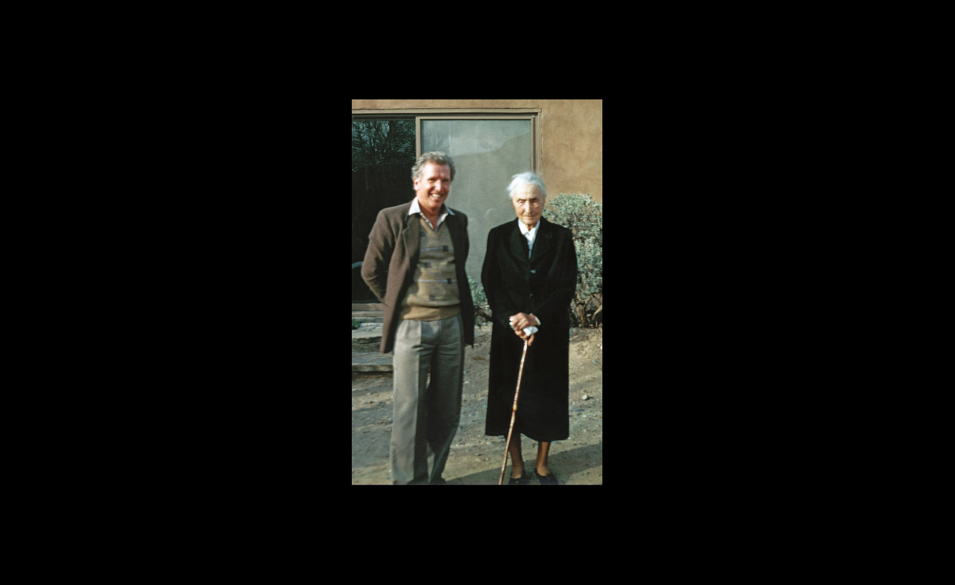 Arthur Erickson with Georgia Okeefe