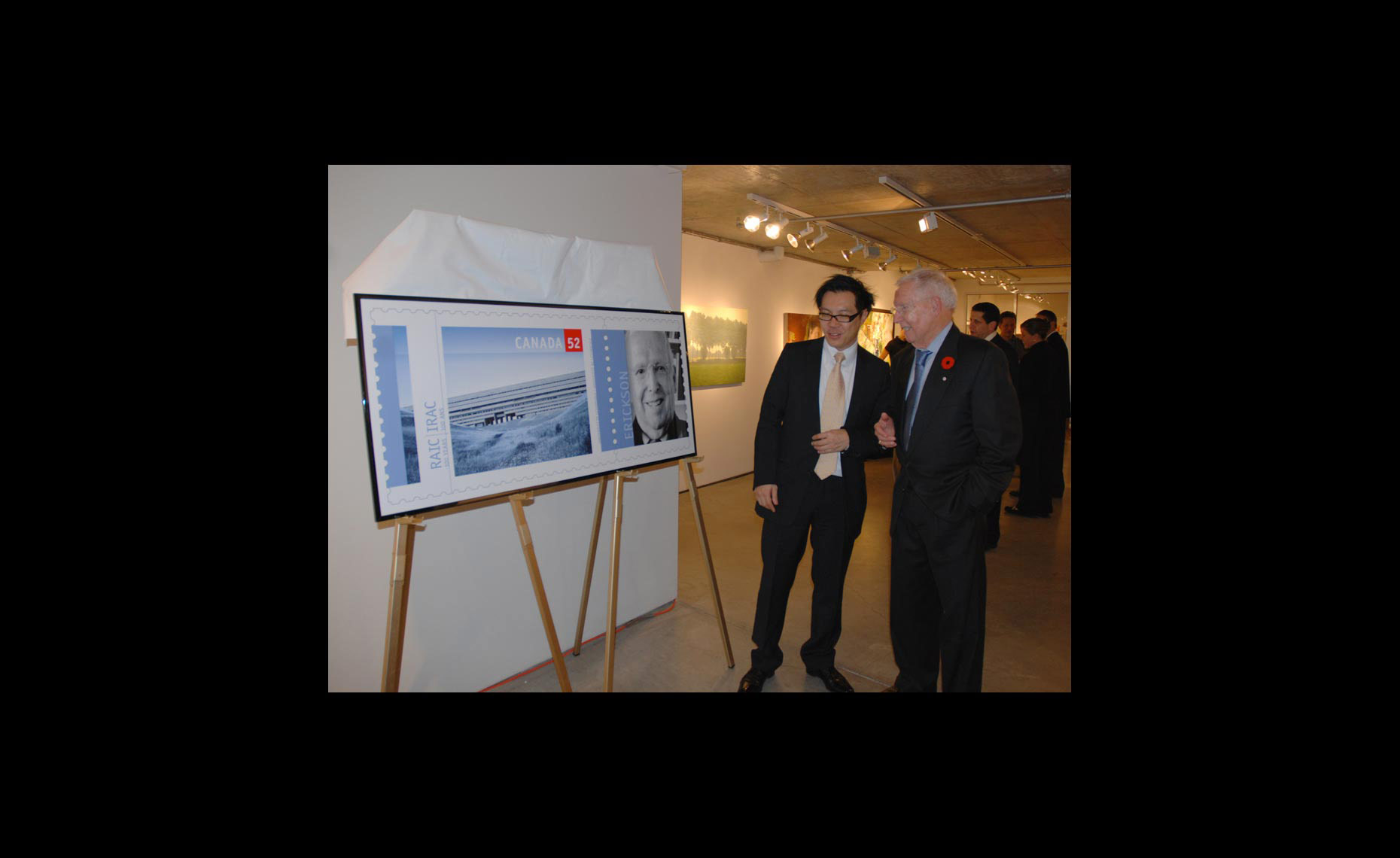 Arthur Erickson with Terry Hui